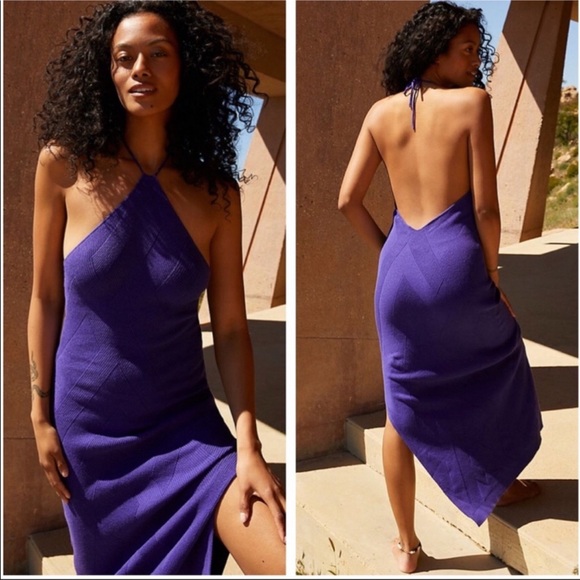 Free People Kristy Halter Dress *PINK* - Picture 3 of 8